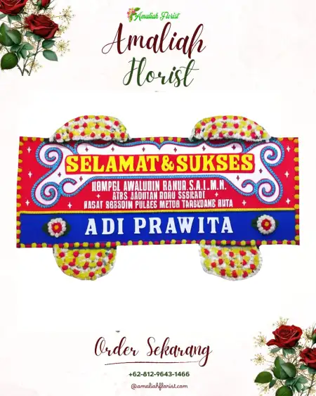 Papan Bunga Ucapan Selamat Pasar